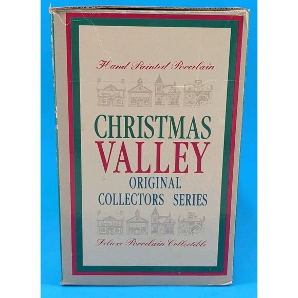 Christmas Valley Collectable 1993 Church Vintage Lighted Original Box - Picture 13 of 16